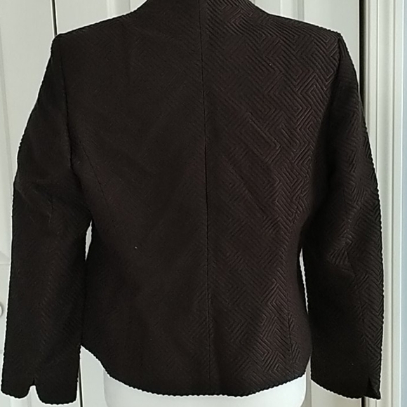 Talbots Petite, Brown Blazer, SZ 10P - Picture 3 of 13